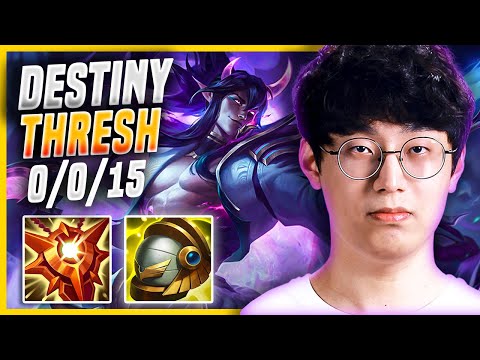 Destiny Thresh Suporte vs Rell - KR Challenger Patch 11.6