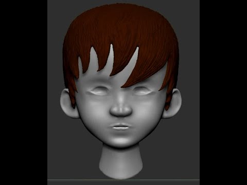 Sculpting Hair in ZBrush (Beginners/Intermediate)