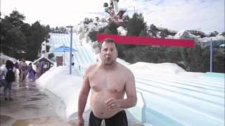 Testing a Proslide at Blizzard Beach