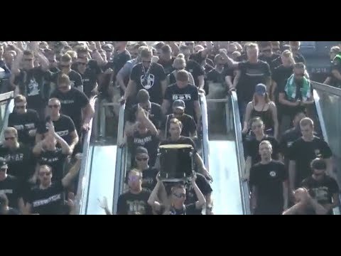 SK Sturm Graz Fans @ The subway station (Ajax -SK Sturm Graz 2-0) voorronde  Champions League