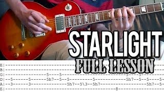 Slash - Starlight Full Guitar Lesson (With Tab)