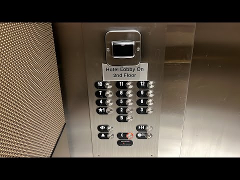 Keyed Otis Traction Elevators | Courtyard by Marriott | Downtown Tulsa, OK