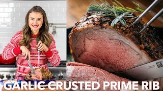 Garlic Crusted Prime Beef Rib Roast Recipe - Natasha