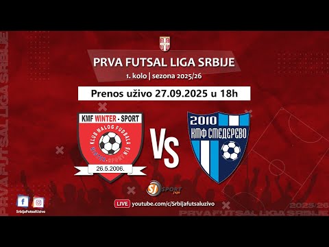 KMF Winter sport - KMF Smederevo | Prva futsal liga Srbije