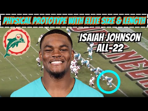 Film Breakdown: Isaiah Johnson is the PERFECT Developmental Practice Squad Player for the Dolphins