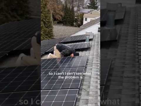 Watch this before installing solar panels on your roof. #roofing #solarpanelsinstallation