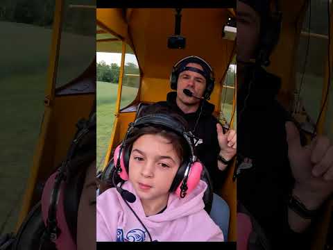 Teaching My 9 Year Old How to Land our Plane.  #airplane #aviation #flying