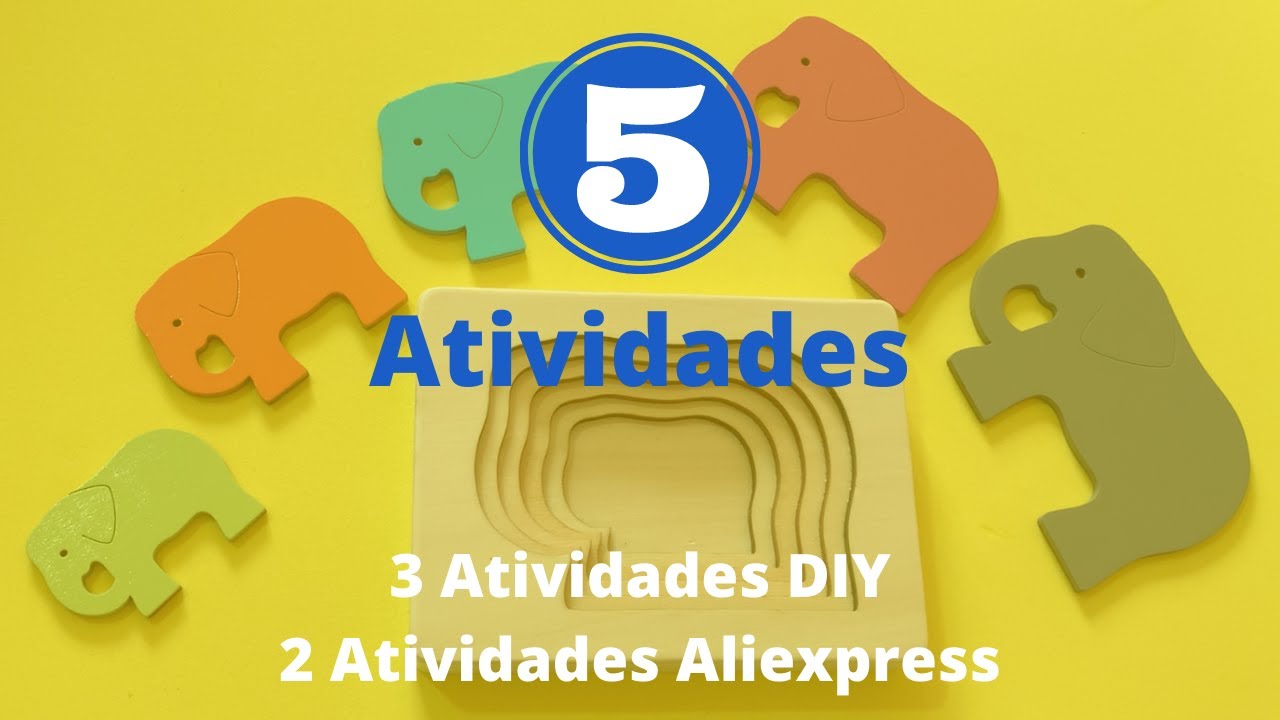 5 Atividades p/ crianças em idade pré escolar