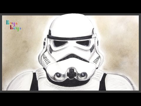 Star Wars Stormtrooper Nasıl Çizilir? | Çizim Teknikleri | Boya Boya Video