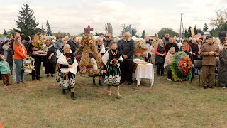 Święto ziemniaka w Stanisławowie Pierwszym - składanie darów