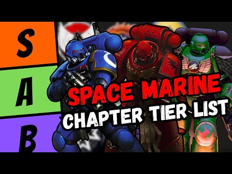 Every Founding Space Marine Chapter in Warhammer 40K RANKED(Tier List)