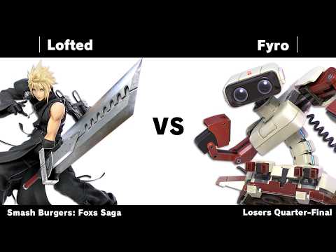 Lofted (Cloud) vs Fyro (R.O.B.) | Smash Burgers: Foxs Saga - Losers Quarter Final