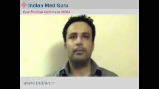 Mr. Sultan Popal, Afghanistan patient video testimonial India