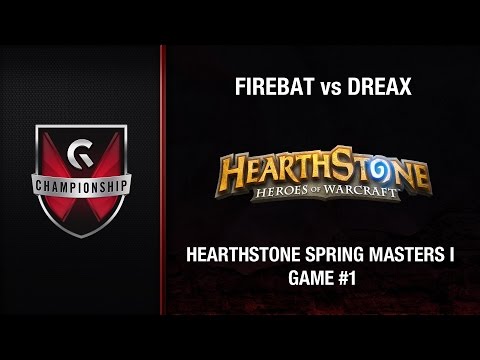 Firebat vs DrEax - GC's 2015 Hearthstone Spring Masters I (Game #1)