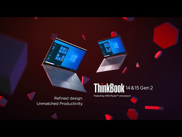 YouTube Video - Lenovo ThinkBook 14 and 15 Gen 2 (AMD) Product Tour