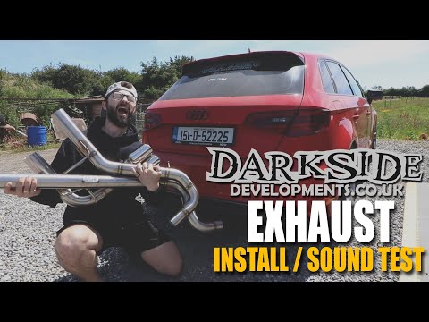 Darkside Cat-Back Exhaust INSTALL & SOUND TEST | Audi A3 8V 2.0 TDI Build | Ep. 12