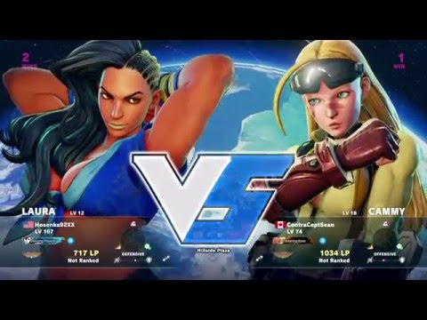 STREET FIGHTER V Laura RANKED 5