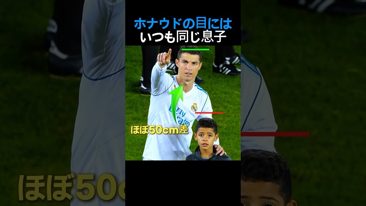 ロナウドの目にいつも同じに見えるジュニア