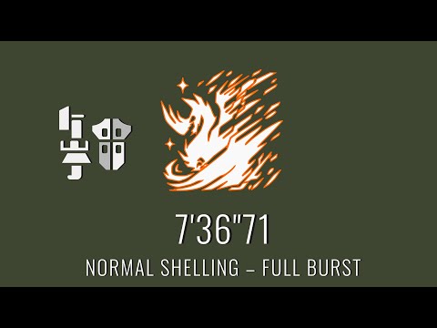 MHW: Iceborne – Arch Tempered Velkhana | Gunlance Normal Lvl. 7 [Full Burst] – 7'36"71