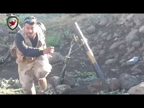 استهداف مقرات النظام بقذائف الهاون في منطقة كفرنان في ريف حمص من قبل لواء الأنصار