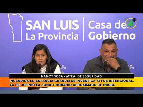 Incendios en Estancia Grande y El Trapiche: 7.000 hectáreas afectadas con operativo controlado.