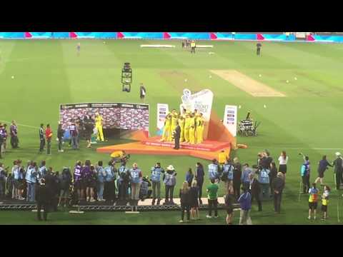ICC World Cup 2015 Grand Final - MCG - New Zealand vs Australia - Award Ceremony 29/03/2015