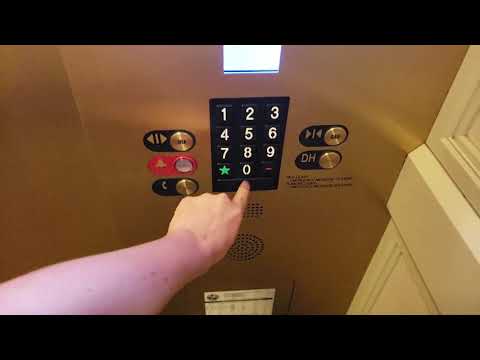 Modernized Thyssenkrupp Touchscreen Traction Low Rise/Parking Elevators at Regions Tower, Tampa, FL