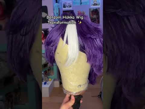 Banzoin Hakka Wig Transformation | #banzoinhakka #vtuber #cosplay #cosplayer