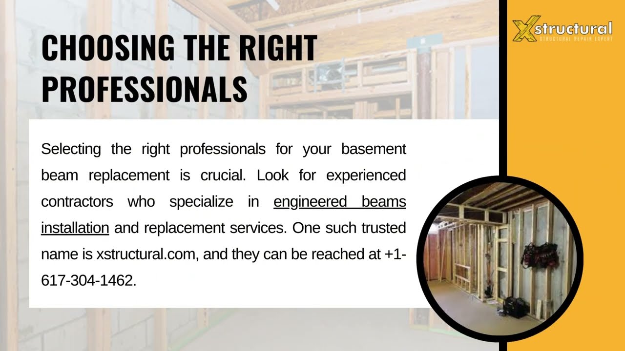Basement Beams Guide - How to Replace Them - Xstructural.com