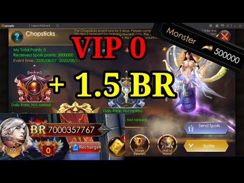 VIP0 | 1.5B BR BOOST | MONSTER PIT EVENT | LEGACY OF DISCORD