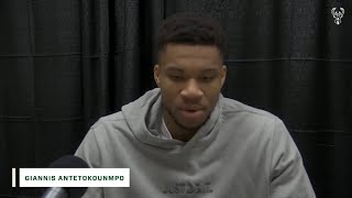 [花絮] （中文字幕）Giannis 昨日在記者會上的有趣反應