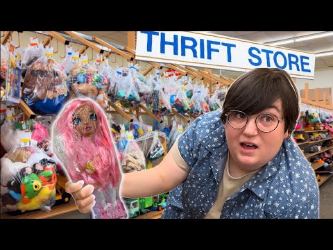 She didn't believe me when I said it's worth hundreds! $$$ THRIFT WITH US - RAINBOW HIGH, LISA FRANK