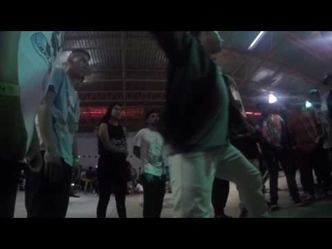 Ateti Kid vs Poppin Oskar call out battle at Cypher ''El Pastel 2016''