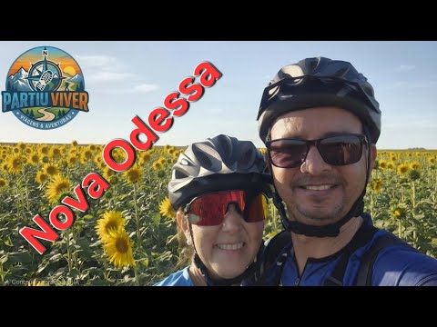 De bike em Nova Odessa, capital do girassol 🌻 🌻 🌻 