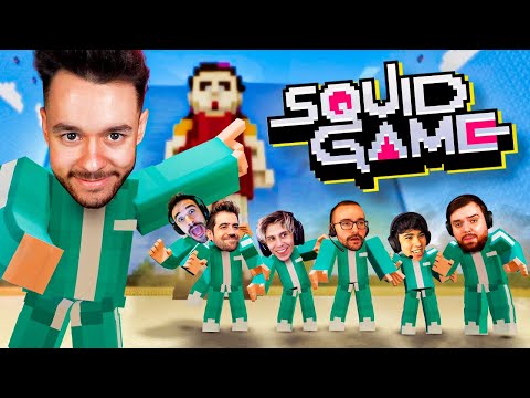 THE SQUID GAME TOURNAMENT WITH STREAMERS IN MINECRAFT ($100,000) - TheGrefg