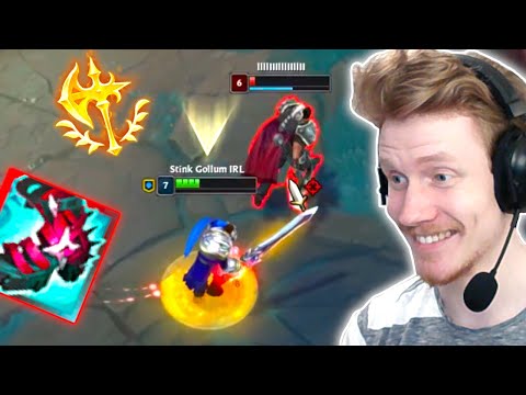 New Conqueror Haste Garen bullying Darius :D