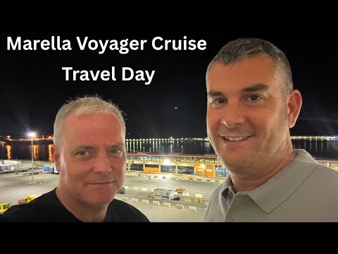HELLO, MARELLA VOYAGER! We made it! Time to board and start our cruise. 