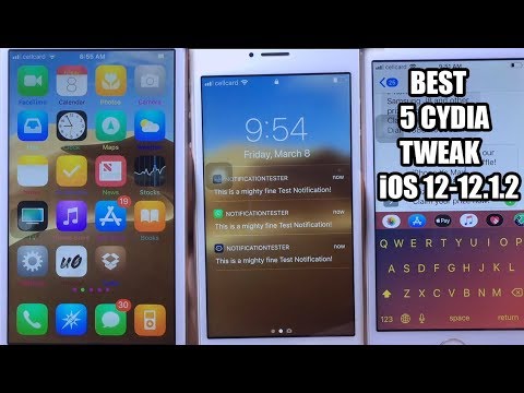 BEST 5 Cydia Tweaks Compatible iOS 12-12.1.2 (Jailbreak Tweak)