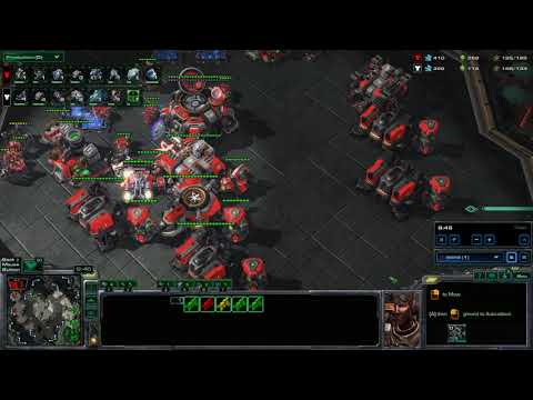 TvT diamond1/master3 level mech vs bio battle long macro game