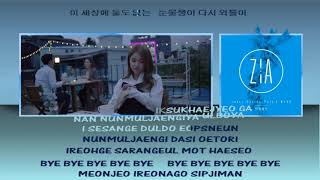 Zia 지아 FAREWELL RIDDEN   Karaoke instrumental Official