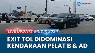 Pantauan Arus Mudik H-1 Lebaran 2024, Exit Tol Kebakkramat Lengang