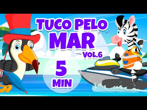 Tuco Pelo Mar Vol. 6 - Giramille 5 min | Desenho Animado Musical
