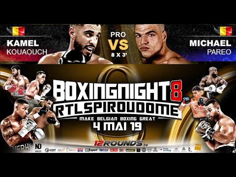 Kamel Kouaouch 8x3' Michael Paréo - Dome Boxing Night 8 - 4/5/2019