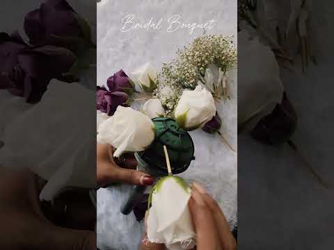 Bridal Bouquet#crafts #malayalam #bouquet #bouquettutorial #calligraphy