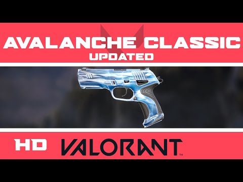 NEW Avalanche Classic VALORANT Skin (UPDATED) | Skins HD Showcase