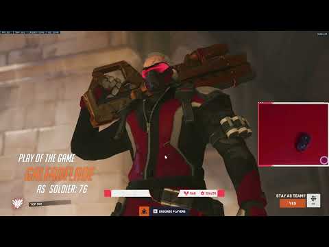 POTG! THIS IS WHAT TOP 500 SOLDIER 76 LOOKS LIKE! Gale Soldier 76 Overwatch 2 Season 4