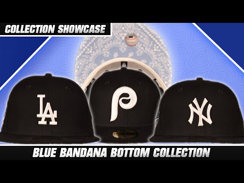 Blue Bandana Bottom 59Fifty and 9Fifty World Series Side Patch Collection | Capswag Showcase