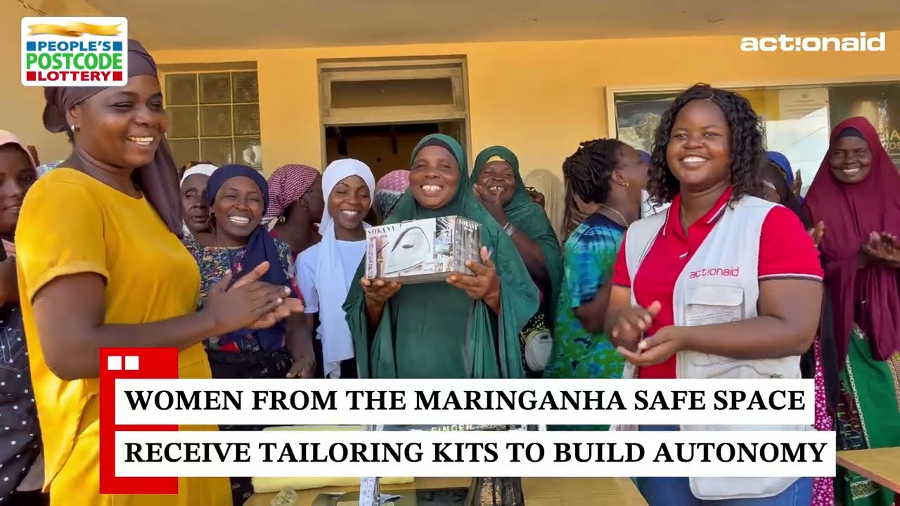 Mulheres do Espaço Seguro de Maringanha recebem kits de corte e costura para construir autonomia