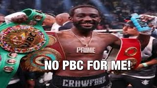 BREAKING! TERENCE CRAWFORD WANTS TO FIGHT PBC FIGHTERS WITHOUT DEALING WITH THE PBC! BUT WHY?
