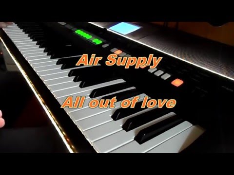 Air Supply- All Out Of Love - Keyboard-Cover